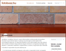 Tablet Screenshot of fotobusz.hu